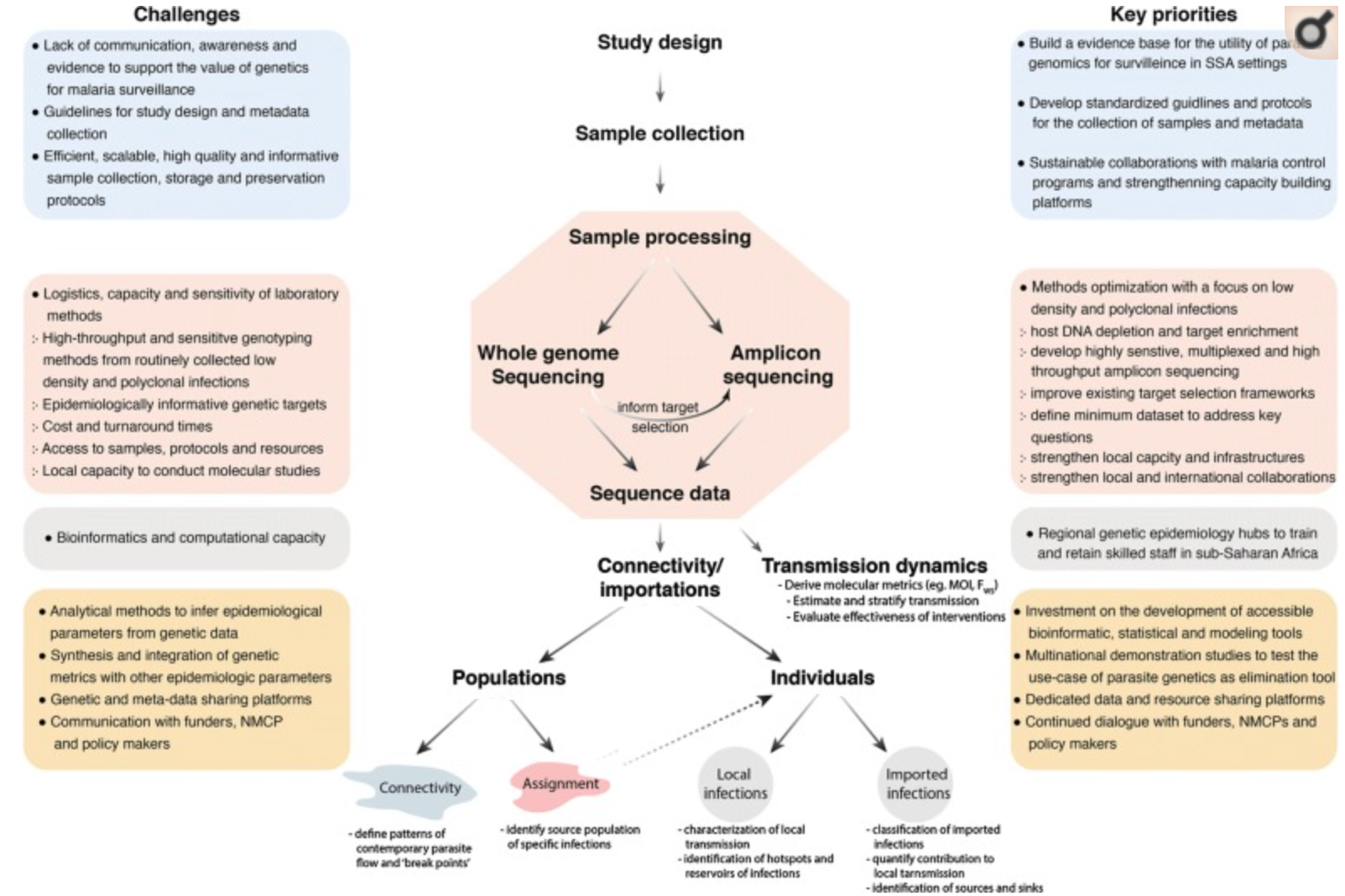 Challenges and key priorities of genomic epidemiology in sub-Saharan Africa